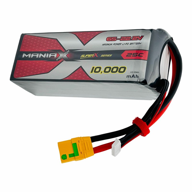 ManiaX Normal Lipo 6S-22.2V 10,000mAh 25C Drone & UAV Battery