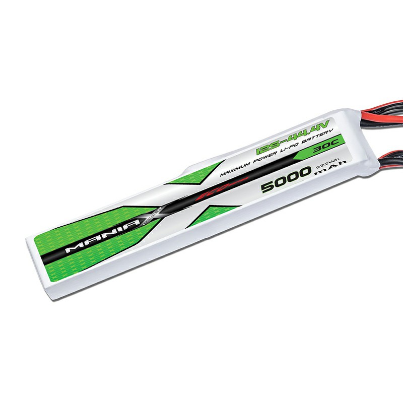 12S-44.4V 5000mAh 30C -stick Lipo Battery