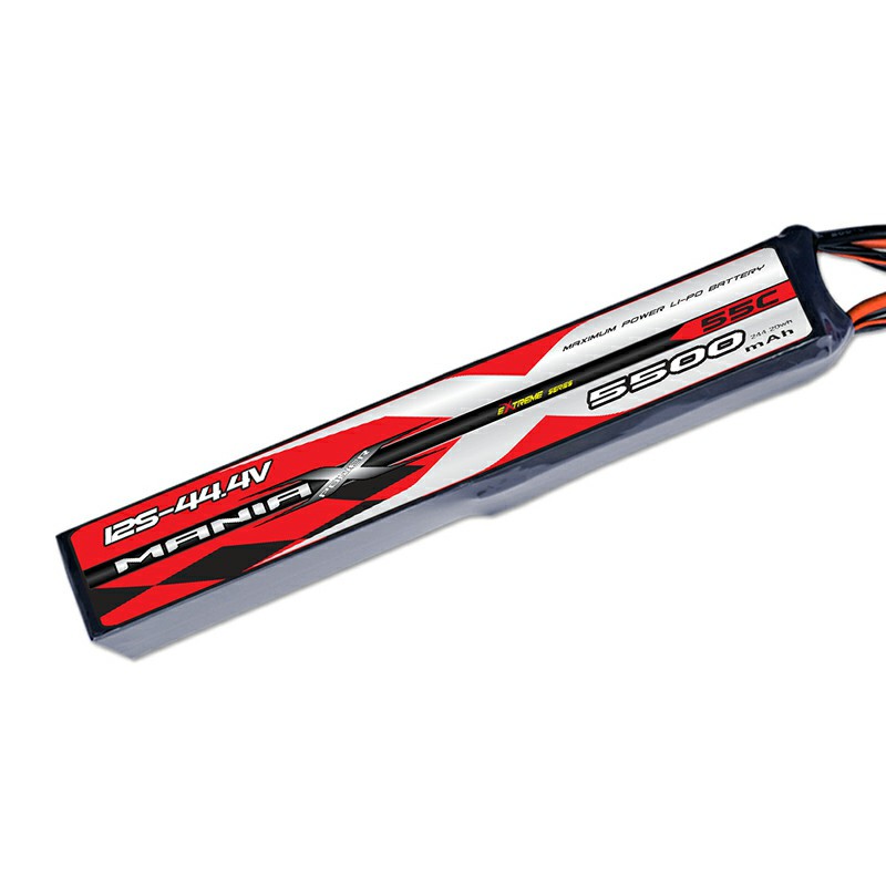 12S-44.4V 5500mAh 55C Stick Lipo Battery