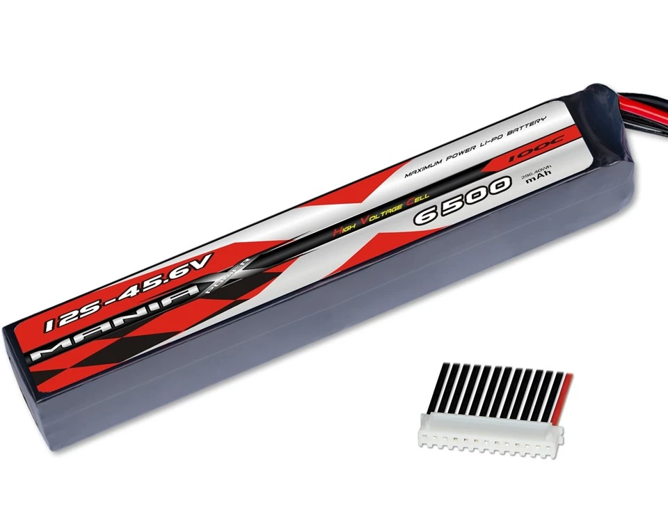 12S-45.6V 6500mAh 100C Stick 13pin-XHR Lipo Battery