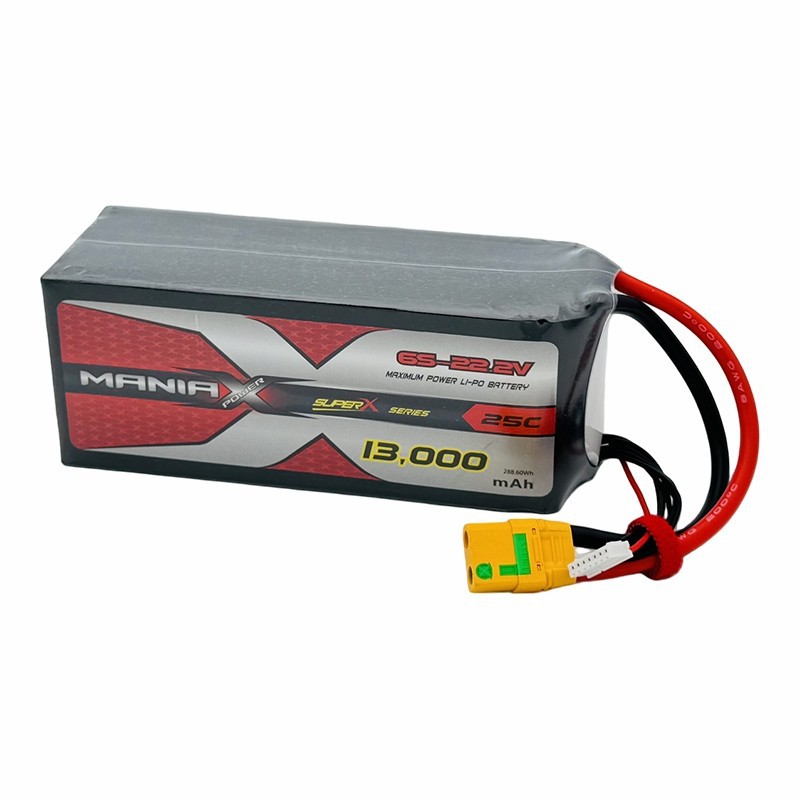ManiaX Normal Lipo 6S-22.2V 13,000mAh 25C Drone & UAV Battery suppliers