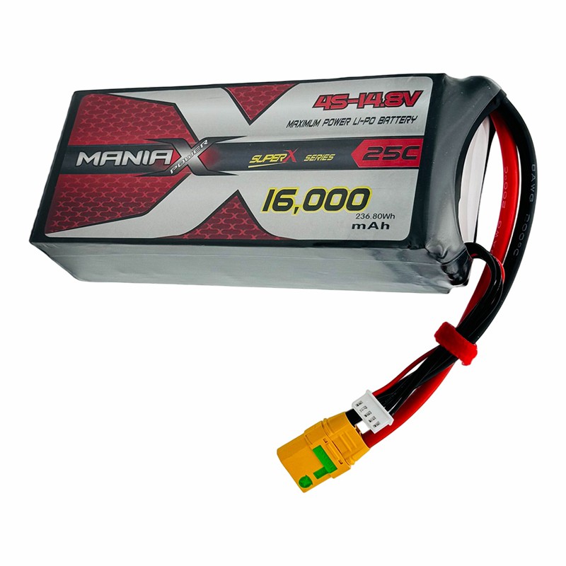 ManiaX Normal Lipo 4S-14.8V 16,000mAh 25C Drone & UAV Battery