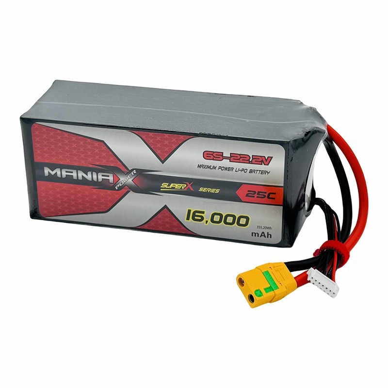 ManiaX Normal Lipo 6S-22.2V 16,000mAh 25C Drone & UAV Battery suppliers