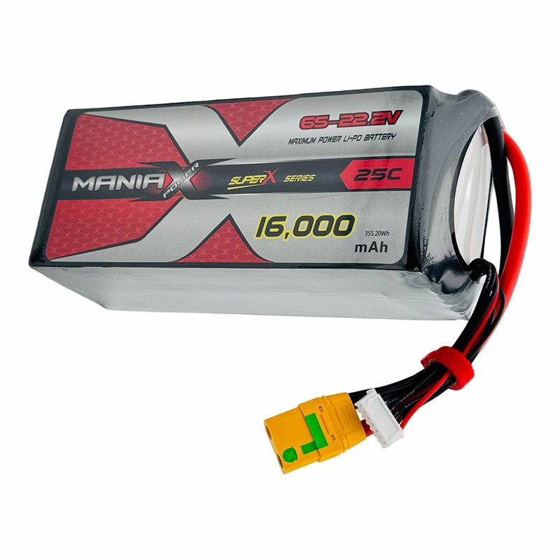 ManiaX Normal Lipo 6S-22.2V 16,000mAh 25C Drone & UAV Battery