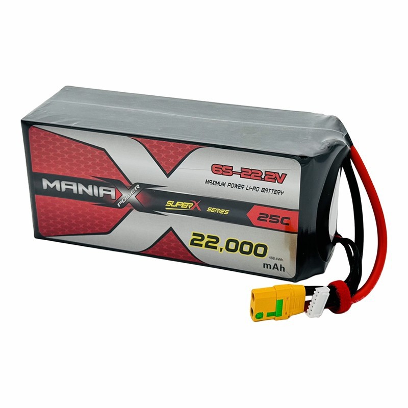 ManiaX Normal Lipo 6S-22.2V 22,000mAh 25C Drone & UAV Battery suppliers
