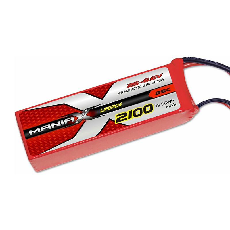 2S-6.6V 2100mAh 25C LiFePO4 Battery