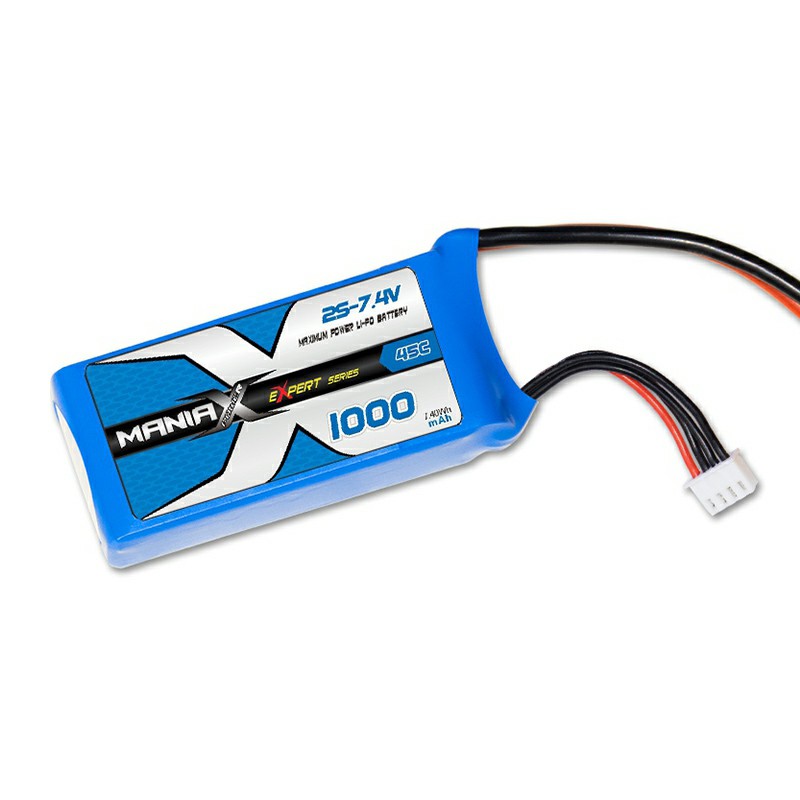 2S-7.4V 1000mAh 45C Lipo Battery