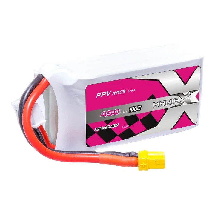 2S-7.4V 450mAh 100C FPV Racing Lipo Battery 2S-7.4V 450mAh 100C FPV Racing Lipo Battery