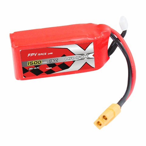 3S-11.1V 1500mAh 130C FPV Racing Lipo Battery