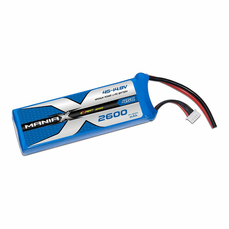 4S-14.8V 2600mAh 45C Lipo Battery