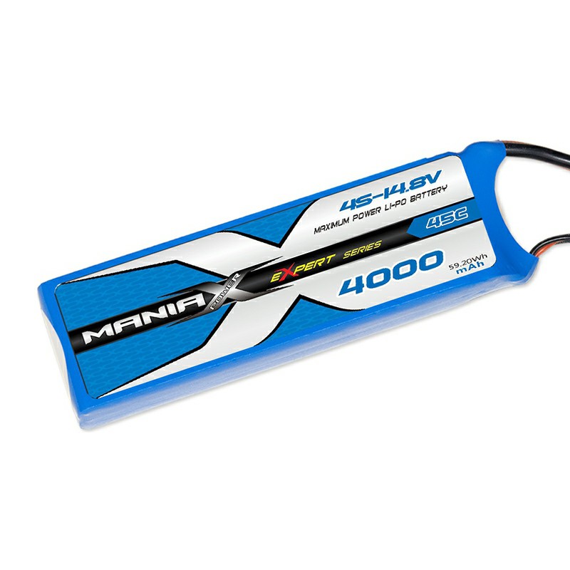 4S-14.8V 4000mAh 45C Lipo Battery