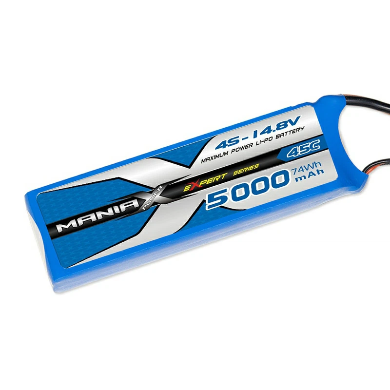 4S-14.8V 5000mAh 45C Lipo Battery