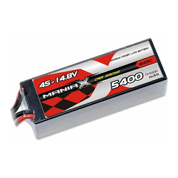 4S-14.8V 5400mAh 60C Hardcase Racing Car Battery