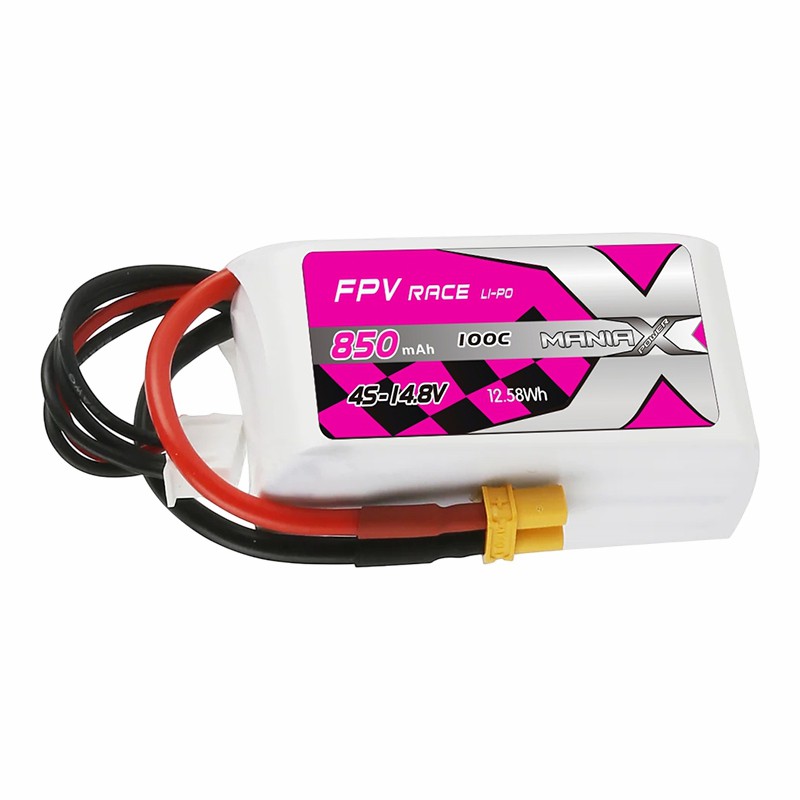 4S-14.8V 850mAh 100C FPV Racing Lipo Battery