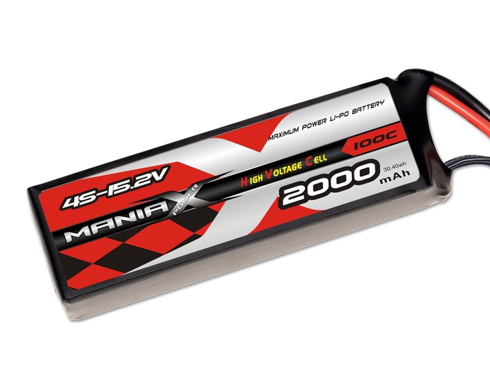 4S-15.2V 2000mAh 100C Lipo Battery