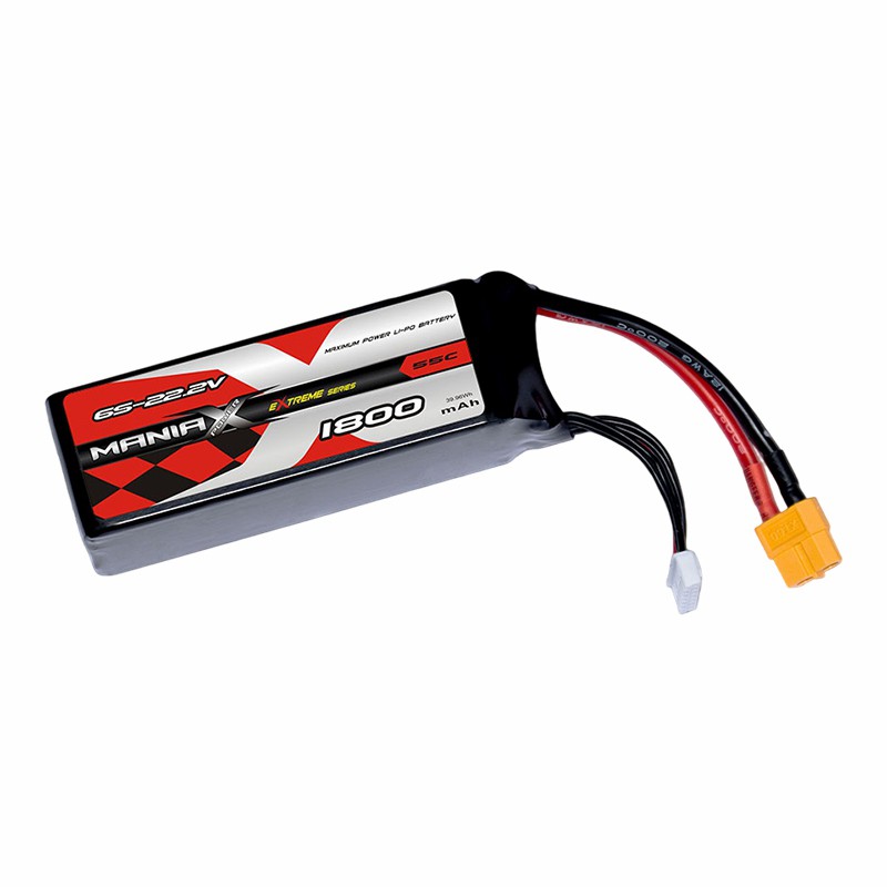 6S-22.2V 1800mAh 55C Lipo Battery