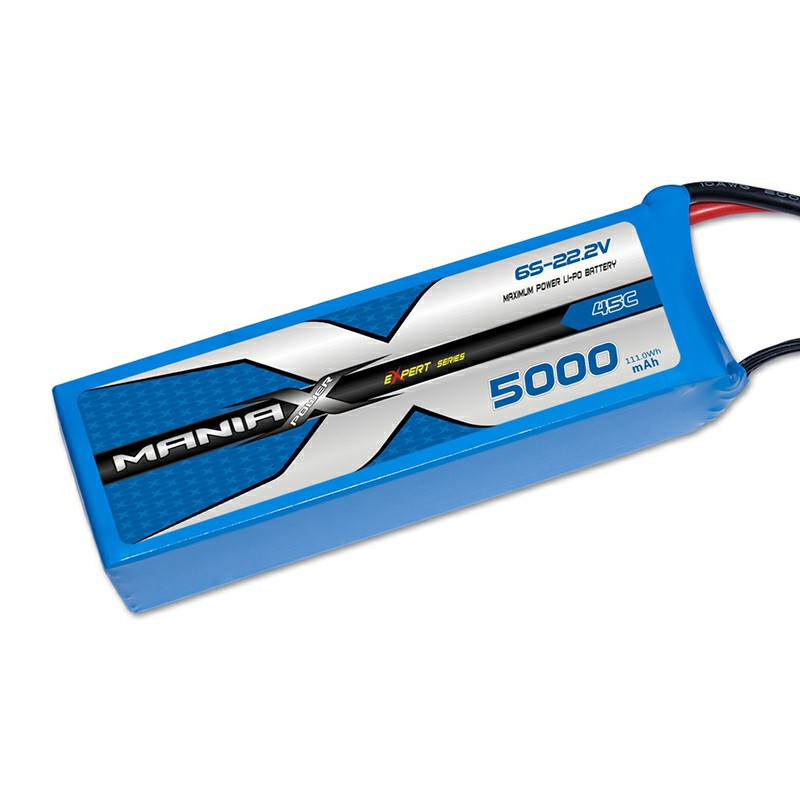 6S-22.2V 5000mAh 45C Lipo Battery