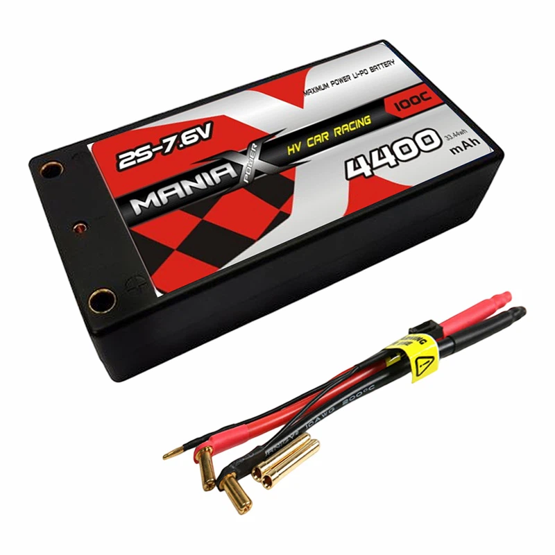 HV Lipo 2S-7.6V 4400mAh 100C Hardcase Racing Car Battery HV Lipo 2S-7.6V 4400mAh 100C Hardcase Racing Car Battery