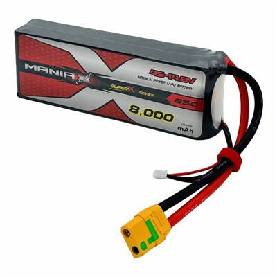 ManiaX Normal Lipo 4S-14.8V 8000mAh 25C Drone & UAV Battery