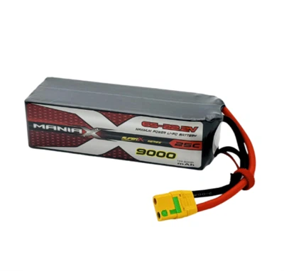 ManiaX Normal Lipo 6S-22.2V 9000mAh 25C Drone & UAV Battery
