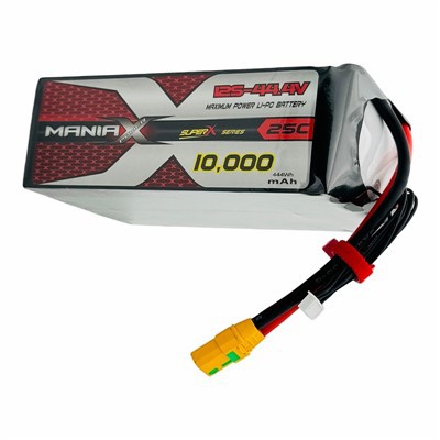 ManiaX Normal Lipo 12S-44.4V 10,000mAh 25C (brick) Drone & UAV Battery