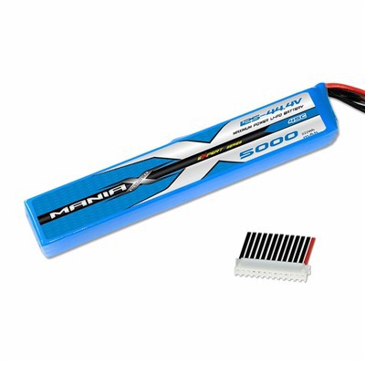 12S-44.4V 5000mAh 45C Rod-shaped Lithium Polymer Batteries