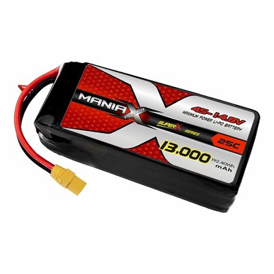 ManiaX Normal Lipo 4S-14.8V 13,000mAh 25C Drone & UAV Battery