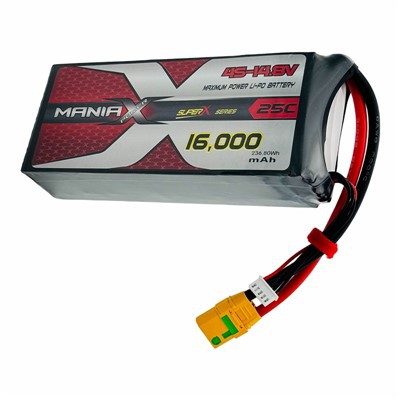ManiaX Normal Lipo 4S-14.8V 16,000mAh 25C Drone & UAV Battery
