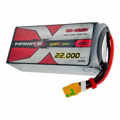 ManiaX Normal Lipo 6S-22.2V 22,000mAh 25C Drone & UAV Battery
