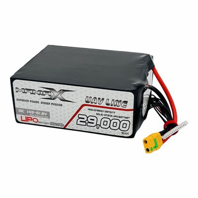 ManiaX Solid-State Lipo 14S-51.8V 29,000mAH 10C Drone & UAV Battery