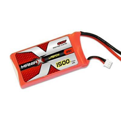 2S-6.6V 1500mAh 25C LiFePO4 Battery