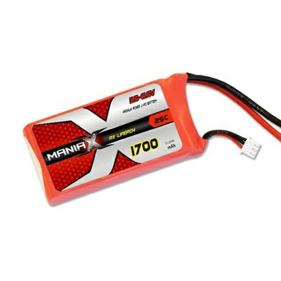2S-6.6V 1700mAh 25C LiFePO4 Battery