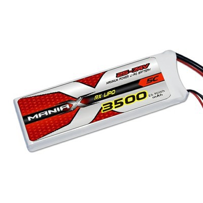 2S-7.4V 3500mAh 5C RX Lipo Battery