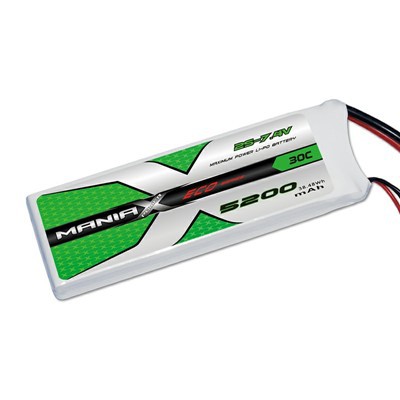 2S-7.4V 5200mAh 30C RX Lipo Battery