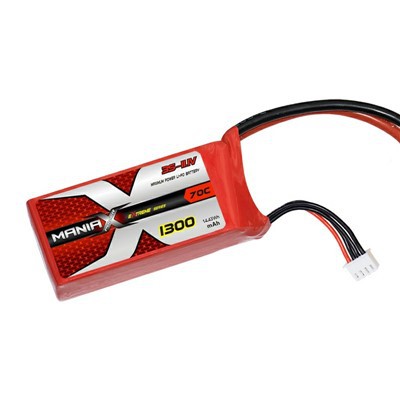 3S-11.1V 1300mAh 70C Lipo Battery