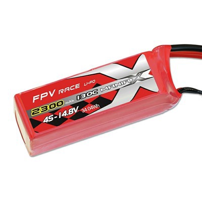 4S-14.8V 2300mAh 130C FPV Racing Lipo Battery