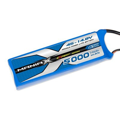 4S-14.8V 5000mAh 45C Lipo Battery