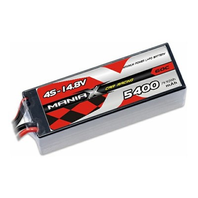 4S-14.8V 5400mAh 60C Hardcase Racing Car Battery