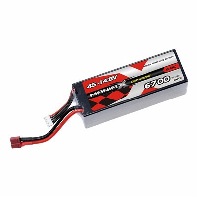 4S-14.8V 6700mAh 60C Hardcase Racing Car Battery