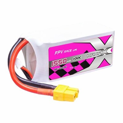 6S-22.2V 1550mAh 100C FPV Racing Lipo Battery