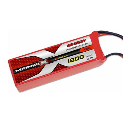 6S-22.2V 1800mAh 70C Lipo Battery