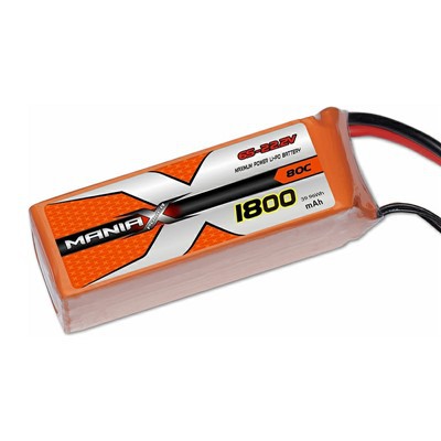 6S-22.2V 1800mAh 80C Lipo Battery