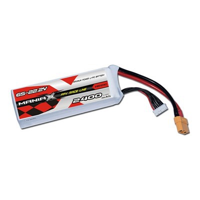 6S-22.2V 2400mAh 150C FPV Racing Lipo Battery