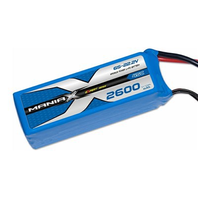 6S-22.2V 2600mAh 45C Lipo Battery