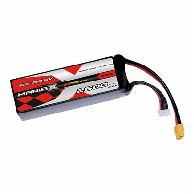 6S-22.2V 2600mAh 55C Lipo Battery