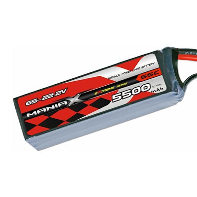 6S-22.2V 5500mAh 55C Lipo Battery