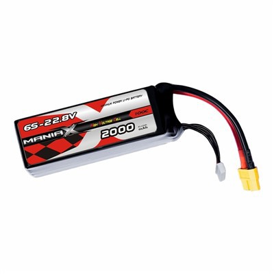 6S-22.8V 2000mAh 100C Lipo Battery