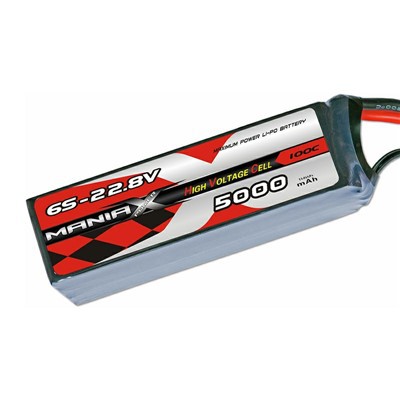 6S-22.8V 5000mAh 100C Lipo Battery