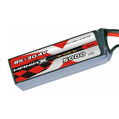 8S-30.4V 5000mAh 100C Lipo Battery