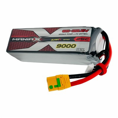 ManiaX Normal Lipo 4S-14.8V 9000mAh 25C Drone & UAV Battery